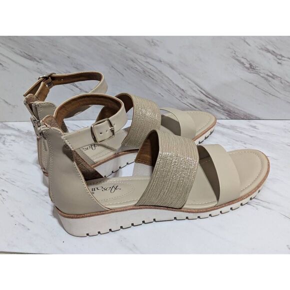 Euro Sofft by Soft Women's Gold Ankle Strap Comfort Sandals Size 8 - Picture 6 of 8